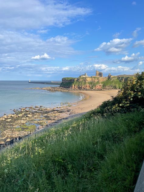 Tynemouth Beach, Revision Motivation, Year 3, 2024 Vision, Summer Evening, Newcastle, Vision Board, Castle