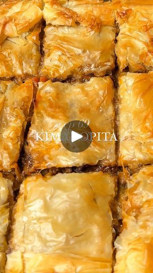 62K views · 4.1K reactions | Ep 69 of EAT LIKE A GREEK🇬🇷✨ follow @chefmarinie to see what I make next! 

Today I’m sharing one of my favourite recipes of the series so far: this incredible beef mince pie known as Kimadopita in Greek 🥧 

You’re going to absolutely love this one once you try it😍

📌RECIPE BELOW - makes 9 pieces 

Gather 
Approx 2 tbsp olive oil (add more if needed)
1 white onion, chopped 
2 carrots, chopped 
1-2 celery sticks, chopped 
500g 5% fat beef mince 
1 vegetable stock cube, mixed with 250ml hot water
125ml red wine 
60g tomato purée (or more if needed)
2 tsp dried oregano 
1 tsp dried thyme
Salt and pepper to taste 
50g Kasseri cheese grated, or substitute with parmesan 

200g filo pastry 
30-40ml olive oil 

Method 
1.) In a pan over high heat, sauté the choppe Greek Ground Beef, Filo Pastry Pie, Kasseri Cheese, Greek Meat, Carrots And Celery, Thyme Salt, Celery Sticks, Vegetable Stock Cubes, Mince Pie