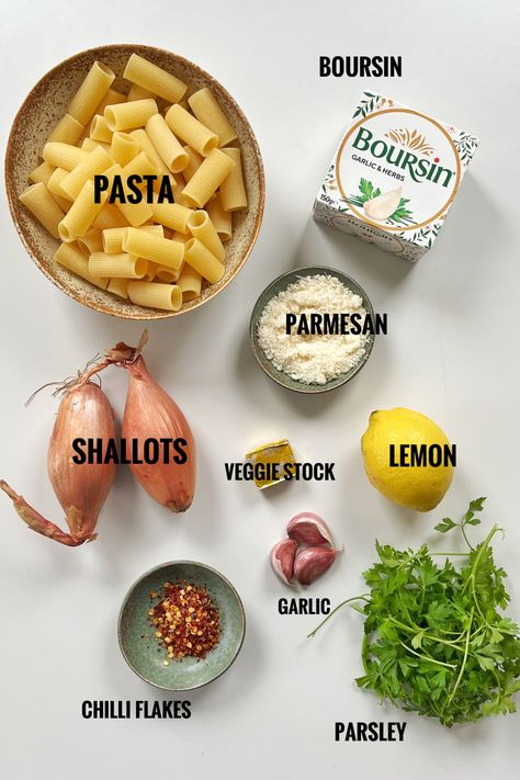 The BEST Lemon Boursin Pasta (One Pan) - Myriad Recipes Summer Dinners Healthy, Aesthetics Hairstyles, Boursin Pasta Recipe, Boursin Cheese Pasta, Pasta Summer, Boursin Pasta, Boursin Cheese Recipes, Boursin Recipes, Fun Pasta