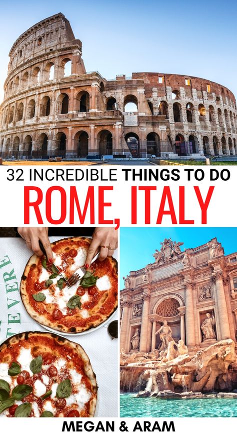 What To See In Rome, Things To Do In Rome Italy, Rome Day Trips, Rome Landmarks, Rome Places To Visit, Rome Places, Things To See In Rome, Tuscany Trip, Rome Sights