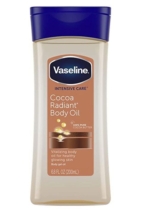 Is Vaseline Intensive Care Cocoa Radiant good for skin? Body Gel Oil, Vaseline Cocoa Radiant, Vaseline Cocoa, Best Body Oil, Pure Cocoa Butter, Lotion For Dry Skin, Body Hygiene, Body Gel, Hygiene Products