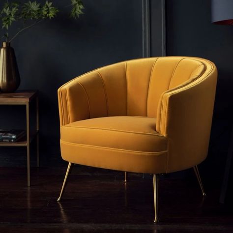 Single Couch, Armchair Bedroom, Cute Living Room, Upholstery Armchair, Velvet Accent Chair, Gold Legs, Accent Arm Chairs, Living Room Accents, Velvet Armchair