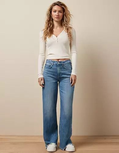 American Eagle Outfitters American Eagle Outfits, Curvy Shorts, Ae Jeans, Clothing Jeans, Destroyed Denim, Curvy Women Jeans, Curvy Jeans, Mens Outfitters, Live Your Life