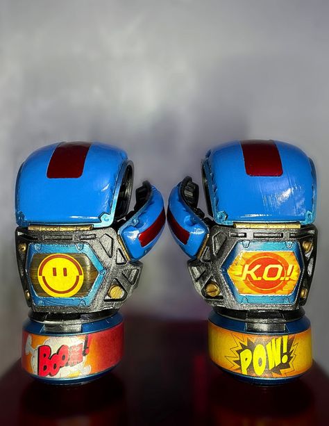 3D printed life size pathfinder heirloom boxing gloves from the battle royale game, apex legends Apex Legends Pathfinder, Apex Legends Heirloom, Legend Images, Hip Kids, Battle Royale Game, Combat Armor, Nintendo Switch Accessories, Battle Royale, Cool New Gadgets