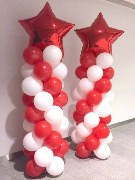 Red Balloon Arch, Arch Decoration Ideas, Balloon Pillars, Balloon Arch Decorations, Balloon Tower, Deco Ballon, Prom Themes, Balloon Company, Arch Decoration