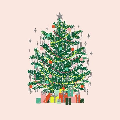 Rifle Paper Co. on Instagram: “Warmest wishes, from us to you 🎄❤️🎁 #riflepaperco” Christmas Widgets, Christmas Template, Tinsel Tree, Paperless Post, Christmas Crafting, Holiday Party Invitations, Shop Sale, Merry Little Christmas, Holiday Illustrations