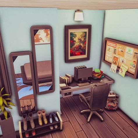 Hello Lovelies and a sunny sunday! I really wanted to show you the interior of my BaseGame house. I think you can get quite a lot out of the base game. I like the garage best, I think it's brilliant that you can get this dartboard through the event in the game and that it also counts as part of the base game. I hope you and your Sims enjoy it as much as I do 🥰 💫 Gallery ID: samabrigu 💫 40x30 💫 BaseGame Only / No-CC 💫 5x 🛌 💫 4x 🚽 💫 Edit done with Lightroom & Photoshop #thesims4builds #the... Sims 4 Base Game, Gamer Design, Games Ps4, Sunny Sunday, Gardening Flowers, Design Landscape, Sims House, The Sims4, The Garage