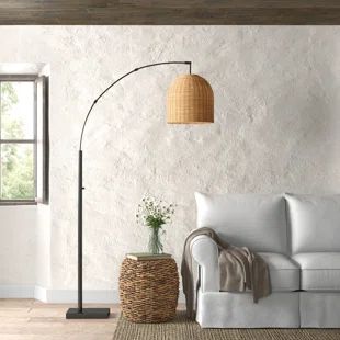 Wayfair | Arched Floor Lamps You'll Love in 2022 Arc Floor Lamps Living Room, Cozy Armchair, Farmhouse Floor Lamps, Wall Decor Storage, Comfy Armchair, Arc Floor Lamp, Floor Lamps Living Room, Arched Floor Lamp, Arc Lamp