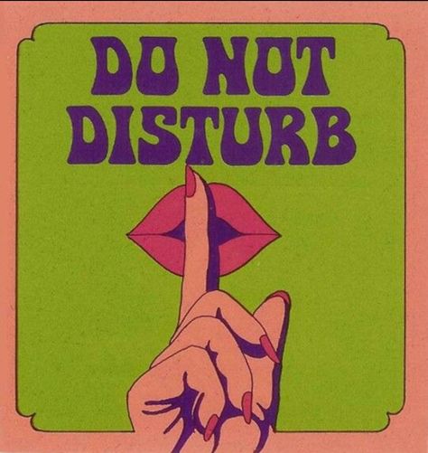 "Do Not Disturb" - 1970 Hotel Renuka in Colombo, Sri Lanka Do Not Disturb, The Words, Purple, Green, Pink