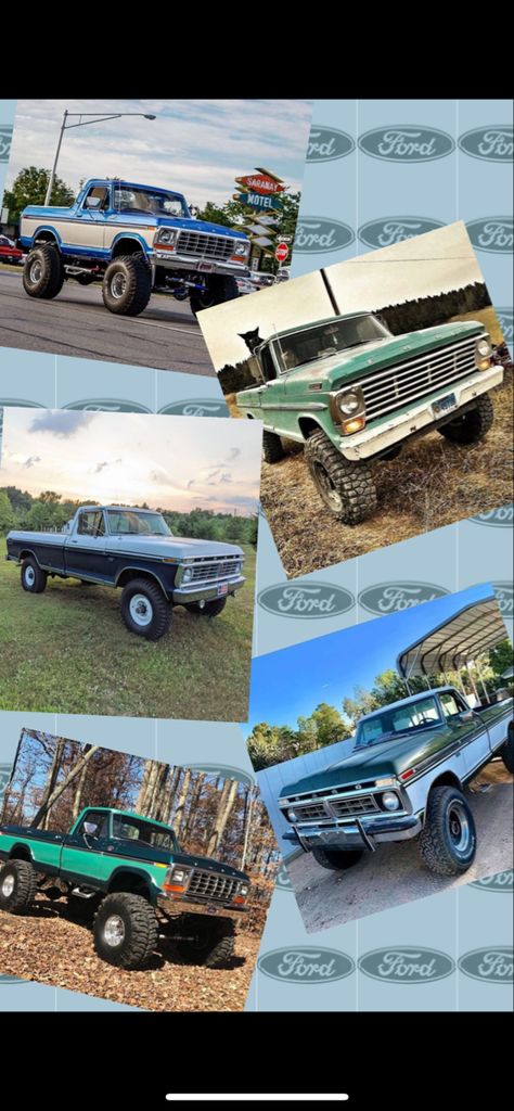 Ford Truck Wallpaper Iphone, Old Truck Wallpaper, Truck Wallpaper Iphone, Iphone Wallpaper Collage, Truck Wallpaper, Old Ford Truck, 1979 Ford Truck, Country Trucks, Western Wallpaper