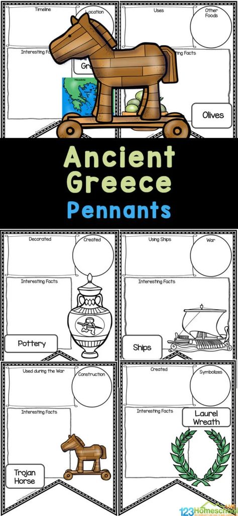 Ckla Second Grade Ancient Greece, Ckla Ancient Greek Civilization, Ancient Greece Worksheets, 2nd Grade History, Ancient Greece Display, Ancient Greece Crafts, Ancient Greece Lessons, Greek Mythology Lessons, Ancient Greece Projects