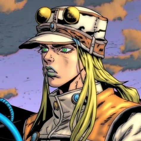 Gyro Zeppeli Gif, Female Gyro Zeppeli, Gyro Zeppeli, Jojo Manga, Jojo's Bizarre Adventure Characters, Funny Expressions, Jo Jo, Jojo's Bizarre Adventure Anime, Jojo Anime