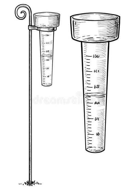 Rain gauge illustration, drawing, engraving, ink, line art, vector. Illustration , #affiliate, #drawing, #engraving, #ink, #Rain, #gauge #ad Raining Background Drawing, Rain Water Harvesting Drawing, Rain Water Harvesting Poster Drawing, Cloud Raining Drawing, Rain Gauge For Kids, Study 2023, Ink Line Art, How To Drow, Rain Sticks