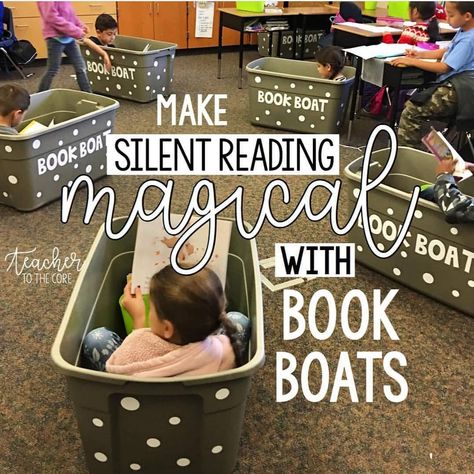 These Book Boats are amazing from @teachertothecore_katie_knight. How do you make silent reading fun? . . #teachersfollowteachers #iteach… Kindergarten Classroom Setup, Book Boat, Silent Reading, Kindergarten Lessons, Kindergarten Class, Kindergarten Teacher, Classroom Library, Yoga Training, Future Classroom