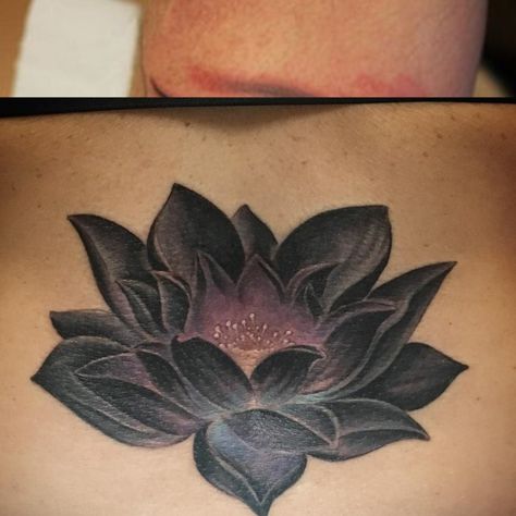 Dark Tattoo Cover Up Ideas For Women Arm, Dark Lotus Flower Tattoo, Dark Lotus Tattoo, Lotus Flower Tattoo Wrist, Black Lotus Tattoo, Dark Lotus, Lotus Flower Tattoo Design, Nice Tattoos, Texas Tattoos