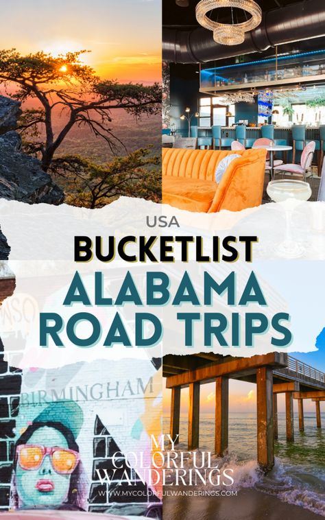 Weekend Getaway Ideas Alabama, Mississippi Road Trip Bucket Lists, Fun Things To Do In Alabama, Alabama Road Trip Ideas, Alabama Things To Do, Little River Canyon Alabama, Alabama Bucket List, Alabama Road Trip, Alabama Waterfalls