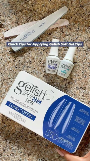 Gelish Soft Gel Tips, Soft Gel Tips, Soft Gel Nails, Cuticle Care, Gel Nail Extensions, Gel Nail Tips, Extension Designs, Gelish Nails, Gel Extensions