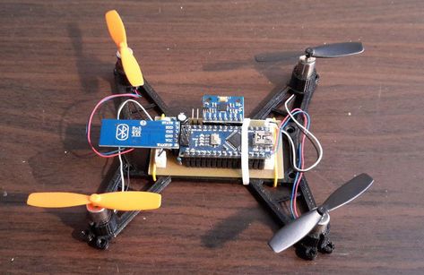 Picture of Arduino Micro Quadcopter Arduino Quadcopter, Rfid Arduino, Arduino Radio, Arduino Lcd, Quadcopter Diy, Arduino Led, Esp8266 Arduino, Arduino Projects Diy, Diy Arduino