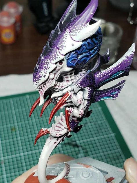 Warhammer 40k Tyranids Painting, Warhammer 40k Tyranids Miniatures, Tyranid Paint Scheme, Tyranids 40k, Warhammer Tyranids, Tyranids Paint Scheme, Warhammer 40k Tyranids, Warhammer 40k Figures, Warhammer Aos