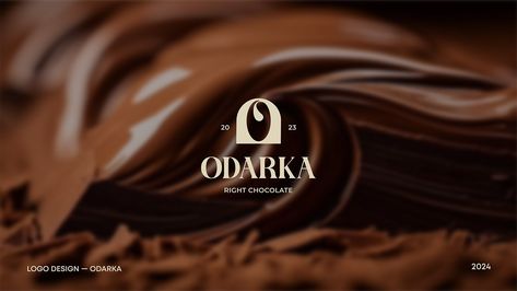 ODARKA — RIGHT CHOCOLATEODARKA is a brand of craft chocolates without animal milk, gluten and refined sugar. This is a vegan product. The main product is candies, truffles, chocolate. Chocolate Brand Identity, Truffles Chocolate, Chocolate Logo, Identity Project, Chocolate Company, Luxury Chocolate, Chocolate Brands, Chocolate Truffles, Refined Sugar