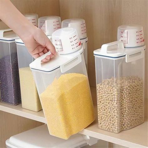 Dog Storage, Cereal Storage, Cereal Containers, Cereal Dispenser, Grain Storage, Food Storage Boxes, Airtight Food Storage, Plastic Container Storage, Storage Buckets