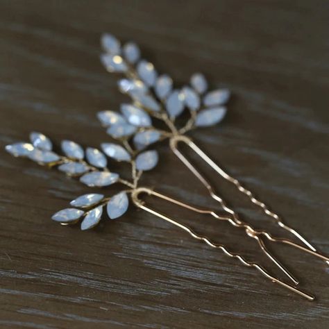 Gold Hair Pins, Blue Hair Pins, Bridal Hair Wreath, Hair Pins Bridal, Silver Hair Comb, Gold Hair Pin, Silver Tiara, Gold Tiara, Rhinestone Hair Pin