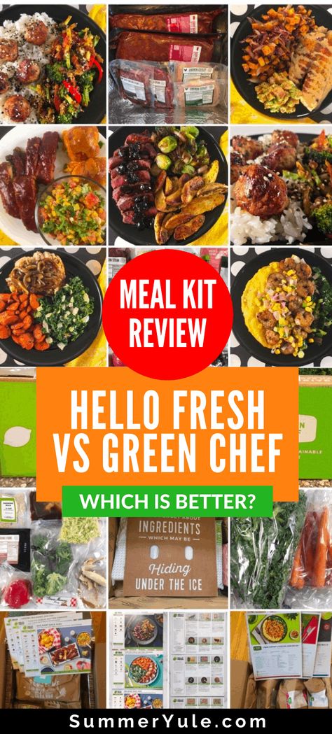 Are you interested in subscription home cooking kits, but aren’t sure if they’re worth the cost? I recently tested out HelloFresh vs Green Chef, and will tell you everything you need to know to decide! #hellofresh #greenchef #mealkits #cooking #healthyrecipes Green Chef Meals, Green Chef Recipes, Cheddar Mashed Potatoes, Easy Meals For Two, Green Chef, Cooking Kit, Meal Kits, Hello Fresh Recipes, Homecooked Meals