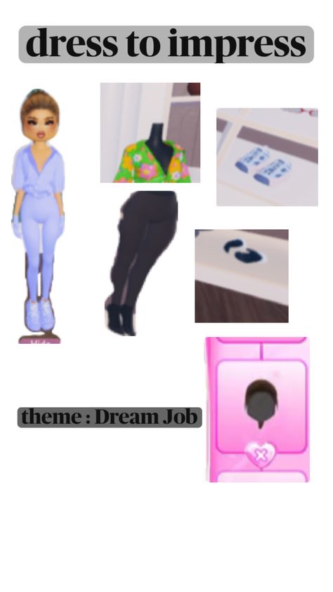 dress to impress outfit theme dream job Dream Job Dress To Impress, Famous Youtuber, Dream Job, Dress To Impress, Quick Saves