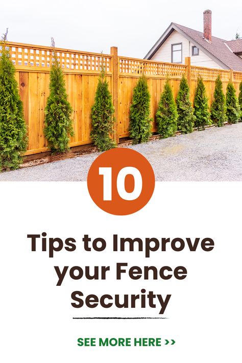 If you want to upgrade your fence security and better protect your property, this post shares 10 useful tips. Learn smart ways to reinforce your fence and make it more burglary-proof. #fencesecurity #propertysecurity #fences #yardsecurity #homeprotection #gates #theftprevention #homesecurity #fenceideas #outdoorsafety Secure Fence Ideas, Security Fencing Ideas, Burglary Proof, Fence Security, Low Fence, Outdoor Security Lights, Small Fence, Fence Toppers, Home Security Tips