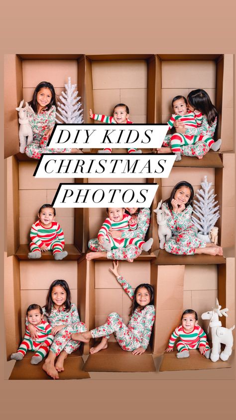 Sibling Xmas Photos, Diy Christmas Photoshoot Siblings, 3 Kids Christmas Photoshoot Ideas, Christmas Pictures Diy At Home, Sister Photoshoot Christmas, Brother Sister Christmas Photoshoot, Christmas Photo Siblings, Kids Holiday Pictures, Christmas Pictures Sisters