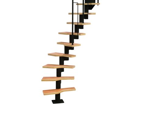 Dolle Graz Space Saving Stair Kit (Black Metalwork) : Amazon.co.uk: Home & Kitchen Black Balustrade, Attic Stair, Staircase Black, Spiral Staircase Outdoor, Stairs Attic, Space Saver Staircase, Staircase Manufacturers, Staircase Kits, Flat Roof Extension