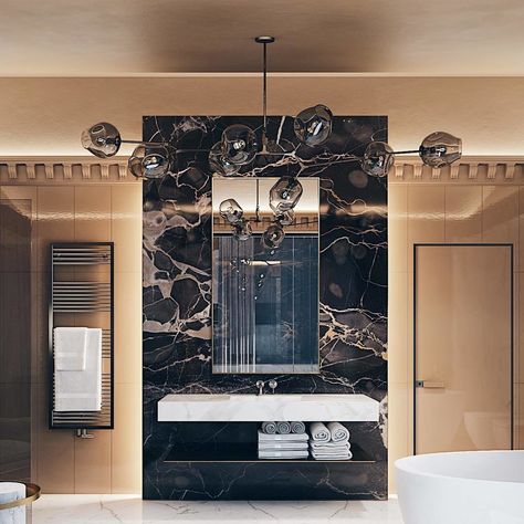 Incorporate the timeless beauty of Golden Portoro Premium Natural stone into your home design PC @mad_archgroup Contact us for an exclusive collection of Italian Marble. Please visit our website link shared in Bio #portoro #blackportoro #portorogold #portoromarble #blackmarble #blackbathroom #glamourousinteriors #luxurymarble #architecture #architectandinteriorsindia #interiordesign #interiordecor #interiordesigners #luxurybathrooms #luxurylifestyle Marble Interior, Luxury Marble, Italian Marble, Marble Design, Black Bathroom, Stone Design, Website Link, Black Marble, Luxury Bathroom