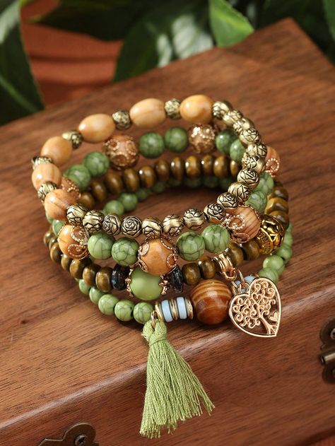 Wood beads diy