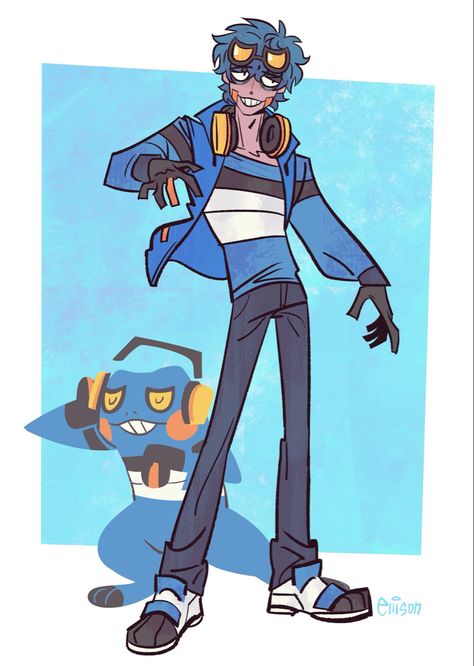 Male Pokemon Oc, Pokémon Art Style, Simplistic Character Design, Pokemon Oc Art, Character Design Male Cartoon, Pokémon As Humans, Pokemon Pose Reference, Pokemon Trainer Poses Reference, Pokemon As Humans