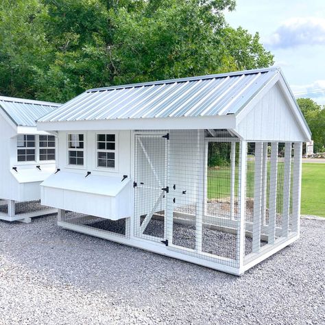 In Stock Chicken Coops at Smucker Farms - Smucker Farms - Nashville, TN Diy Chook Pen, Chicken Coop Must Haves Ideas, Chook Pen Ideas, Chicken Coop In Garden, Elevated Chicken Coop, Cheap Diy Chicken Coop, Chicken Pen Ideas, Chicken Coop Interior Ideas, Chicken Coop Designs Diy Cheap