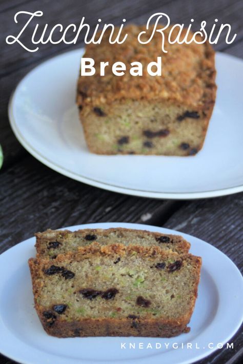 Zucchini Cornbread, Savory Bread Recipe, Raisin Recipes, Homemade Baked Bread, Bake Zucchini, Yeast Bread Recipes, Raisin Bread, Zucchini Bread Recipes, Quick Bread Recipes