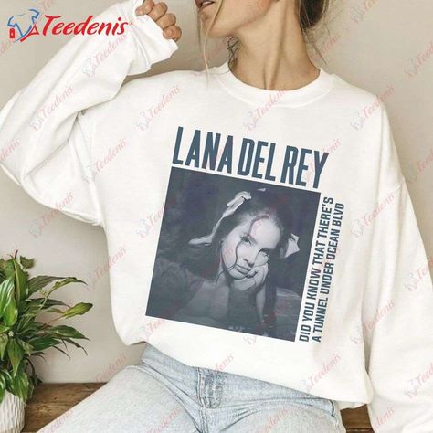 Lana Del Rey Tshirt, Lana Del Rey Graphic, Lana Del Rey Merch, Lana Del Rey Shirt, Lana Del Rey Albums, Under The Ocean, Lana Del Ray, Trendy Shirts, Graphic Shirts