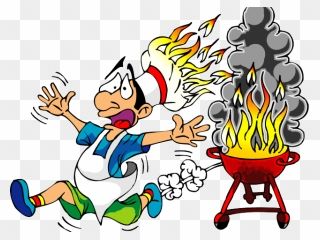 Cartoon Chef, Barbecue Pit, Safety Kit, Family Bbq, Fire Image, Cartoons Png, On The Grill, Free Clipart, The Grill