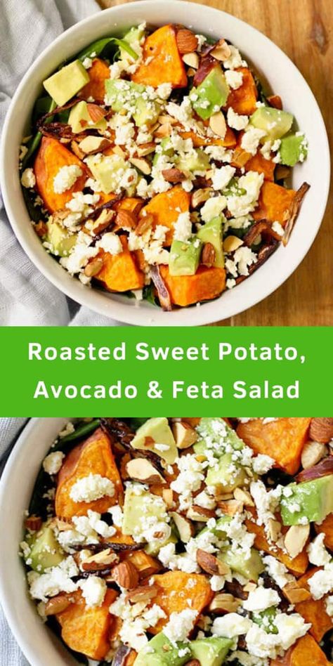 Salads That Fill You Up, Spinach Sweet Potato Salad, Filling Salads Vegetarian, No Salad Salad, Dessert For Banquet, Easy Filling Salads, Filling Dinner Salads, Filling Salads Dinners, Healthy Meals That Fill You Up