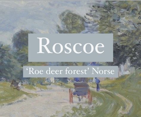 Baby boy name Roscoe. Handsome boy name Roscoe. Princely boy names. Names Meaning Forest, Deer Names, French Boys Names, Japanese Names And Meanings, Norse Names, Boy Name Meanings, German Names, Writing Prompts Poetry, Girl Names With Meaning