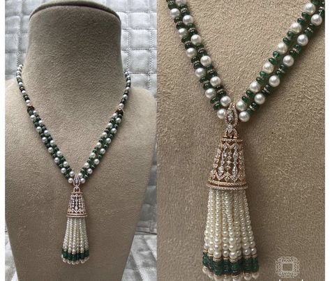 Basra Pearls Jewellery, Basra Pearls, Pearls Jewellery, Black Beads Mangalsutra Design, Fancy Jewelry Necklace, Antique Jewellery Designs, Beaded Jewelry Necklaces, Gold Jewelry Simple Necklace, Pearl Necklace Designs