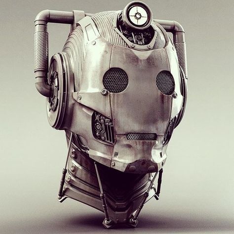 Check out this amazing Cyberman head that was digitally sculpted by @doctorsavage! #DELETE #DoctorWho Robot Inspiration, Robot Mask, Japan Images, Robot Head, Doctor Who Fan Art, Merch Design, Diesel Punk, Doctor Who Art, Arte Robot