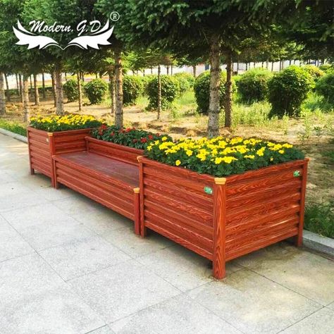 china jardiniere wooden grain garden decorative planting box christmas planter boxes _ - AliExpress Mobile Planter Boxes Flowers, Cheap Flower Pots, Christmas Planter, Christmas Planters, Christmas Box, Planter Boxes, Planting, Flower Pots, Planter Pots