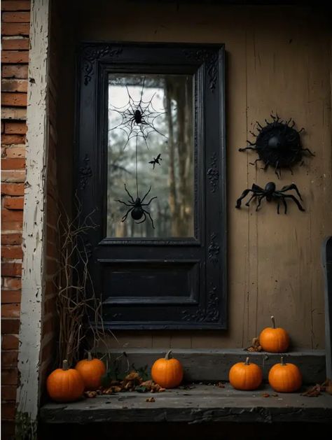 33 Elegant Antique Halloween Front Porch Decorating Ideas Halloween Front Porch Decorating Ideas, White Ceramic Pumpkins, Front Porch Decorating Ideas, Beautiful Entrance, Antique Halloween, Halloween Front Porch Decor, Porch Decorating Ideas, Halloween Front Porch, Natural Palette