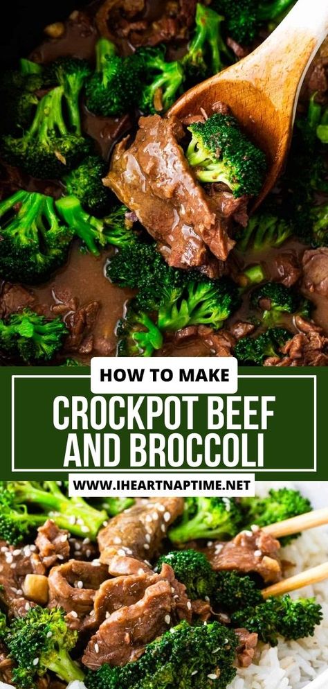 Forget takeout and make restaurant-worthy crockpot beef and broccoli at home. This easy recipe takes only 10 minutes to prep. Let your crockpot do the work for tender, flavorful beef and broccoli. Stir Fry Keto, Slow Cooker Beef And Broccoli, Slow Cooker Beef Broccoli, Crockpot Beef And Broccoli, Crock Pot Easy, Chinese Sauce, Beef And Broccoli Recipe, Steak And Broccoli, Slow Cooker Broccoli