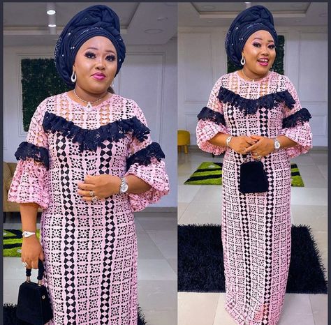 Dry Lace Styles Nigerian Women, Dry Lace Gown Styles Nigerian, Lace Bubu, Nigerian Lace Styles Dress, Short African Dresses, Lace Gown Styles, Maxi Dress Collection, African Dresses Modern, African Print Dress Designs