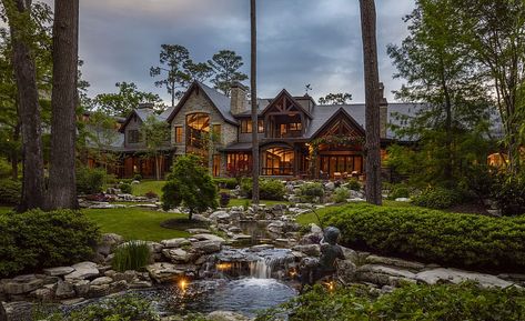 Timberlyne | Exclusive Oasis Winter Mountain House, Salvatore House, Full House Design, Window Layout, House In California, Harry Potter Case, Muskoka Cottage, Estate Gardens, House Video