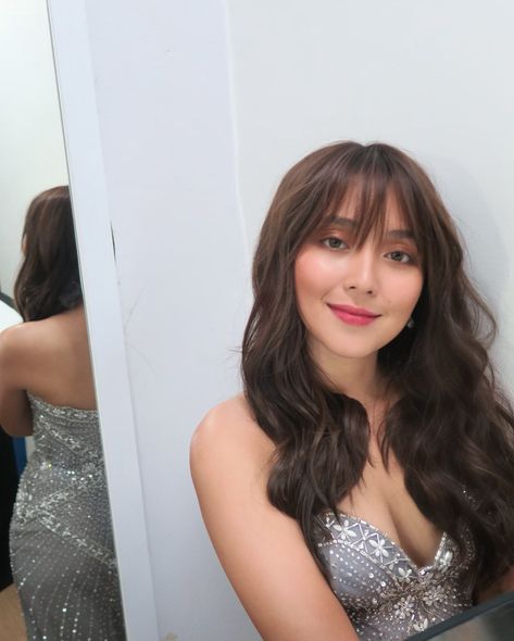 ©deniseochoa , ig #JKNlovesKATHNIEL kathryn bernardo | daniel padilla | kathniel Kathryn Bernardo Bangs, Katherine Bernardo, Kathryn Bernardo Hairstyle, Kathryn Bernardo Photoshoot, Asian Actress, Hair Color Asian, James Reid, Abs Cbn, Daniel Padilla