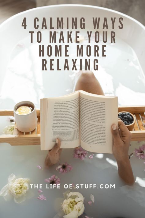 4 Calming Ways to Make Your Home More Relaxing Diy Spa Ideas, Spa Night Ideas, Selfcare Day, Diy Selfcare, At Home Spa Day, Home Spa Day, Ways To Destress, At Home Spa, Facial Steaming