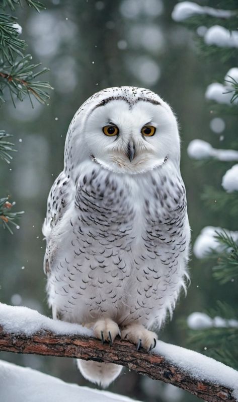 Snow Owl Tattoo, Snowy Owls, Owl Photography, Cutee Animals, Owl Images, Owl Wallpaper, Animal Illustration Art, Snow Owl, Owl Photos